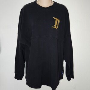 Disneyland Spirit Jersey Black Gold Foil Castle